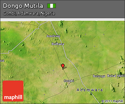 Satellite 3D Map of Dongo Mutila