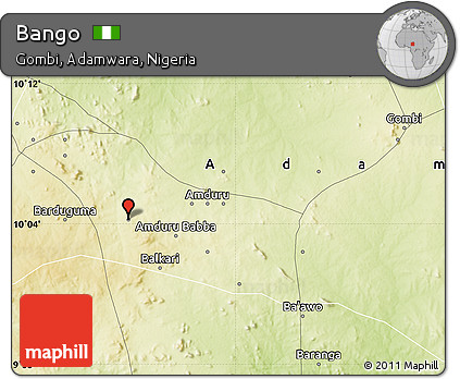 Physical Map of Bango