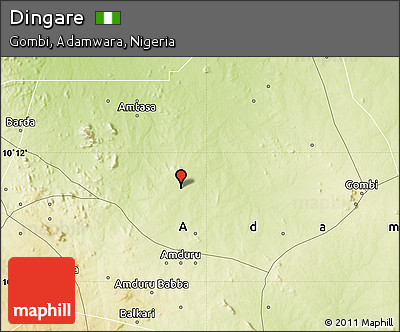 Physical Map of Dingare