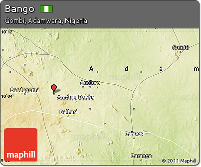 Physical Map of Bango