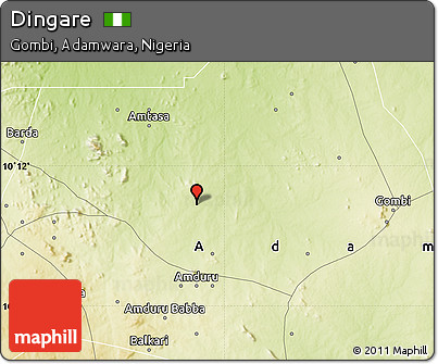 Physical Map of Dingare
