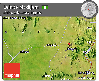 Satellite Map of Lainde Modijam