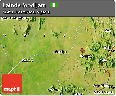 Satellite Map of Lainde Modijam