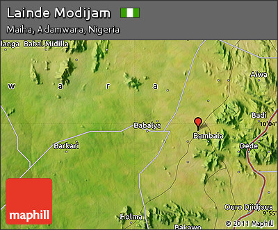 Satellite Map of Lainde Modijam