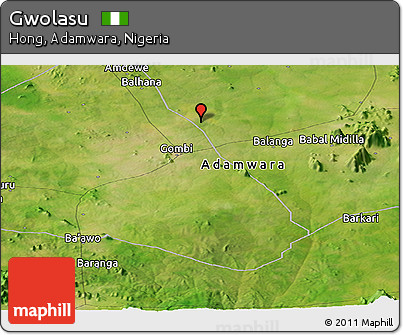 Satellite Panoramic Map of Gwolasu