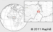 Blank Location Map of Chaba