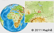 Physical Location Map of Chaba