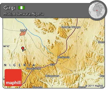 Physical Map of Girgi