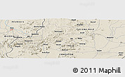 Shaded Relief Panoramic Map of Chaba