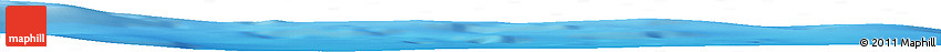 Shaded Relief Horizon Map of the Area around 10° 7' 21" N, 141° 10' 30" E