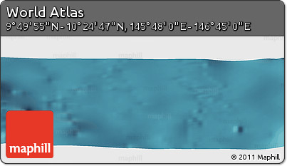 Satellite Panoramic Map of the Area around 10° 7' 21" N, 146° 16' 30" E