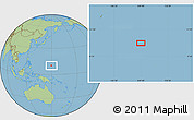 Savanna Style Location Map of the area around 10° 7' 21" N, 149° 40' 30" E