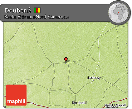 Physical 3D Map of Doubané