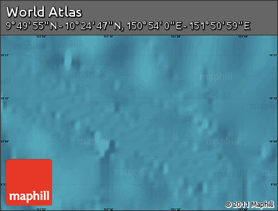 Satellite Map of the Area around 10°&nbsp;7'&nbsp;21"&nbsp;N,&nbsp;151°&nbsp;22'&nbsp;30"&nbsp;E
