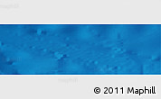 Shaded Relief Panoramic Map of the area around 10° 7' 21" N, 151° 22' 30" E