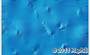 Shaded Relief Map of the area around 10° 7' 21" N, 151° 13' 29" W