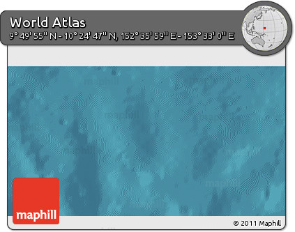 Satellite 3D Map of the Area around 10° 7' 21" N, 153° 4' 29" E