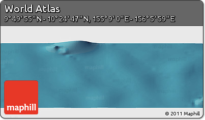 Satellite Panoramic Map of the Area around 10° 7' 21" N, 155° 37' 30" E