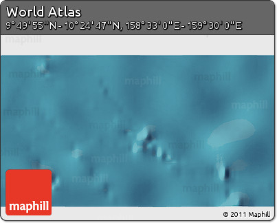 Satellite 3D Map of the Area around 10° 7' 21" N, 159° 1' 30" E