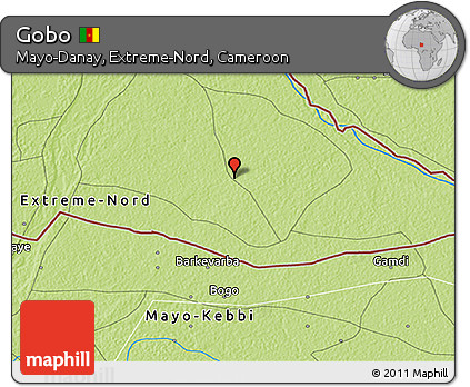 Physical 3D Map of Gobo