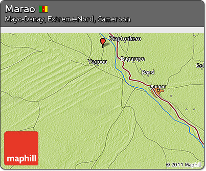 Physical 3D Map of Marao
