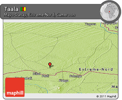 Physical Panoramic Map of Taala