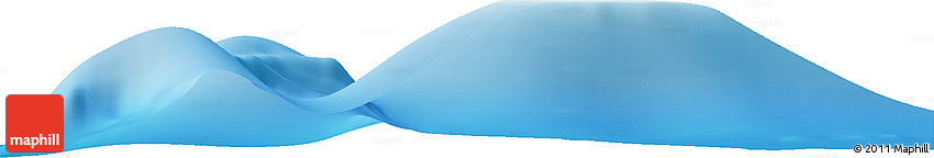 Shaded Relief Horizon Map of the Area around 10° 7' 21" N, 160° 43' 29" E