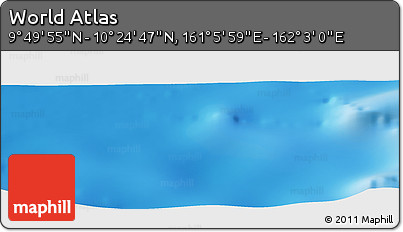 Physical Panoramic Map of the Area around 10° 7' 21" N, 161° 34' 29" E