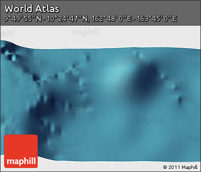 Satellite 3D Map of the Area around 10° 7' 21" N, 163° 16' 30" E