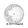 Outline Map of the Area around 10° 7' 21" N, 163° 16' 30" E, rectangular outline