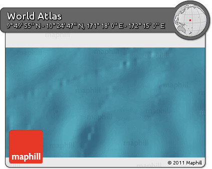Satellite 3D Map of the Area around 10° 7' 21" N, 171° 46' 30" E