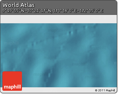 Satellite 3D Map of the Area around 10° 7' 21" N, 171° 46' 30" E