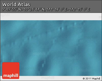 Satellite 3D Map of the Area around 10° 7' 21" N, 171° 46' 30" E