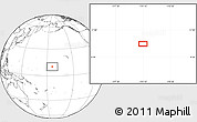 Blank Location Map of the area around 10° 7' 21" N, 174° 10' 30" W