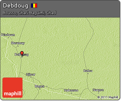Physical 3D Map of Debdoug