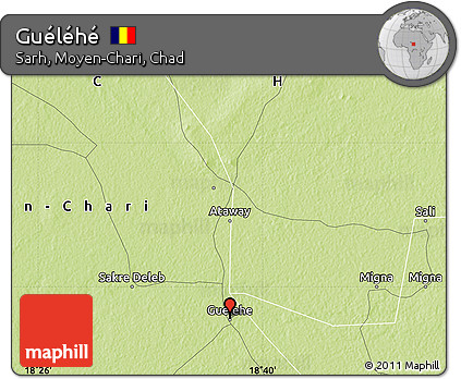 Physical Map of Guéléhé