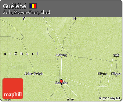 Physical Map of Guéléhé