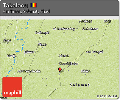 Physical 3D Map of Takalaou