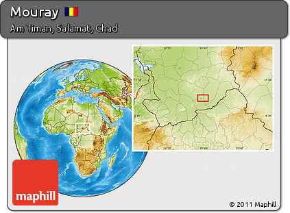 Physical Location Map of Mouray