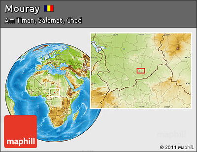 Physical Location Map of Mouray