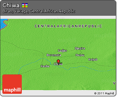 Political Panoramic Map of Chiwa