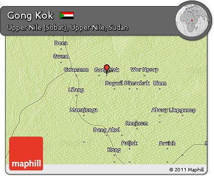 Physical 3D Map of Gong Kok