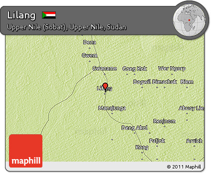 Physical 3D Map of Lilang