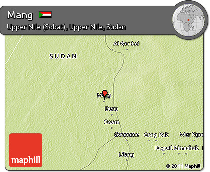 Physical 3D Map of Mang