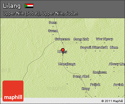 Physical 3D Map of Lilang