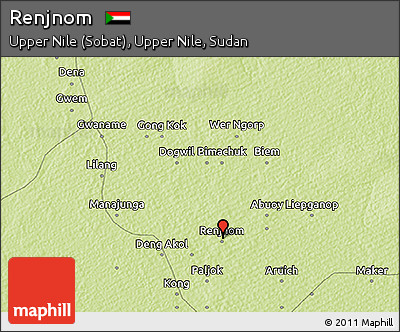 Physical 3D Map of Renjnom