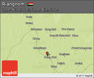 Physical 3D Map of Riangnom
