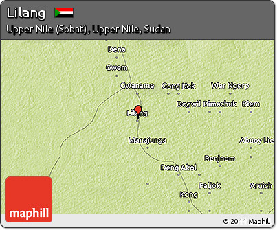Physical 3D Map of Lilang
