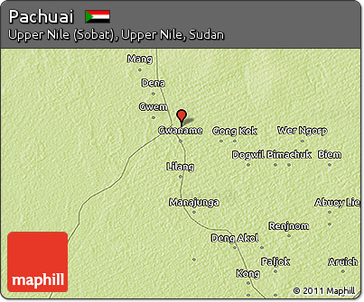 Physical 3D Map of Pachuai