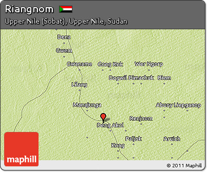 Physical 3D Map of Riangnom